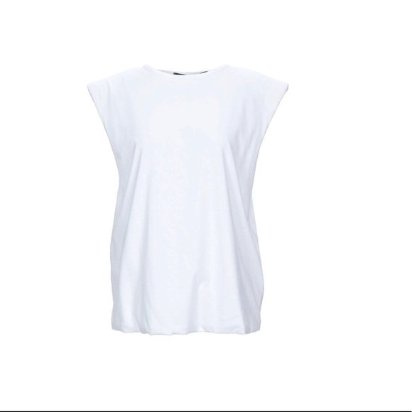 Federica Tosi White Muscle T shirt Size 12 or IT 48 - Picture 6 of 7